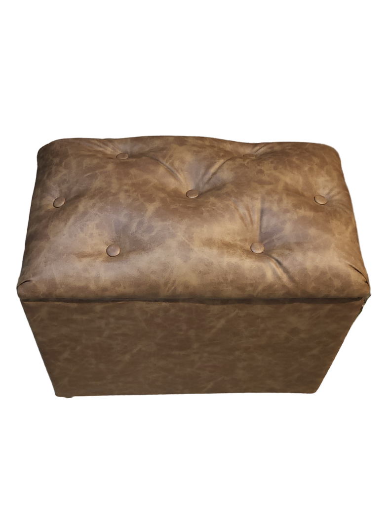Baúl Botone Miel Eco Cuero 60x36x40x50 Muebles Rimar-6