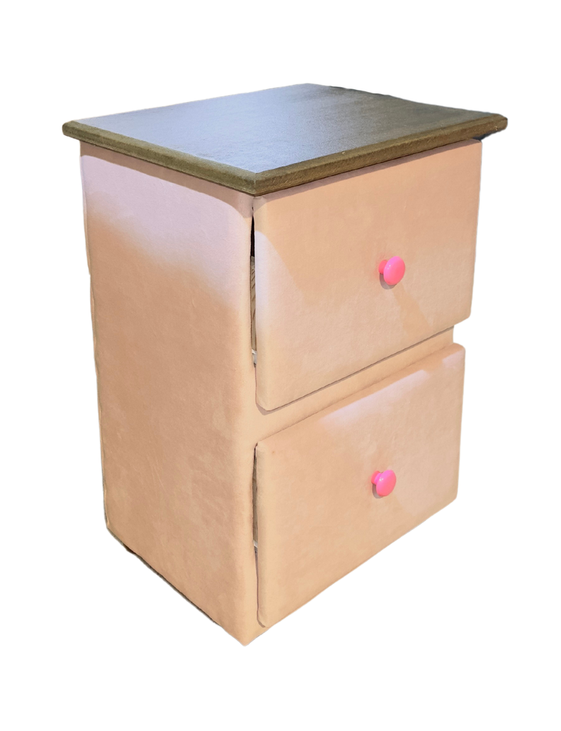 VELADOR DOBLE CAJON ROSA PASTEL FELPA -4