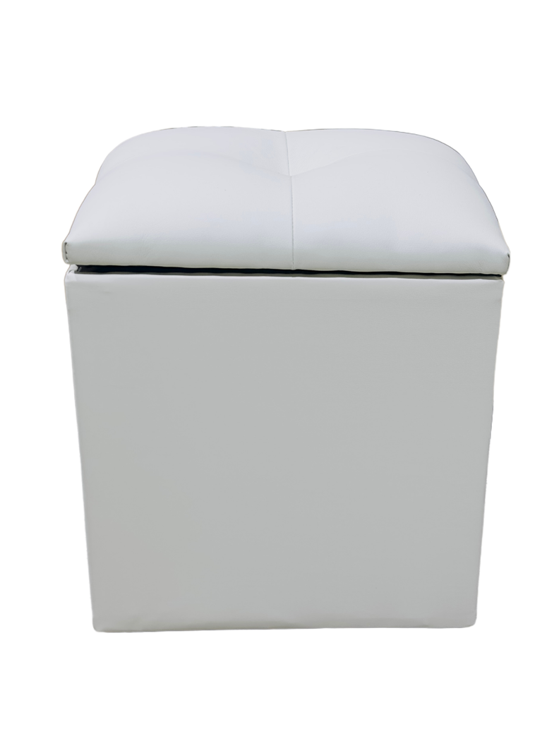 Pouf Baul Crudo Eco Cuero 40x33x50 Rimar-0