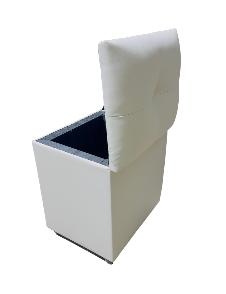 Pouf Baul Crudo Eco Cuero 40x33x50 Rimar-3