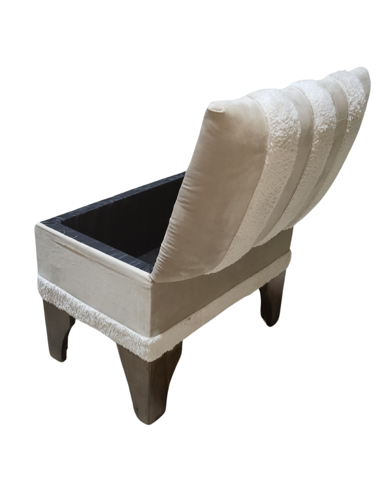 Banqueta Baúl Pelu Beige 60x40x45x20 Muebles Rimar-3