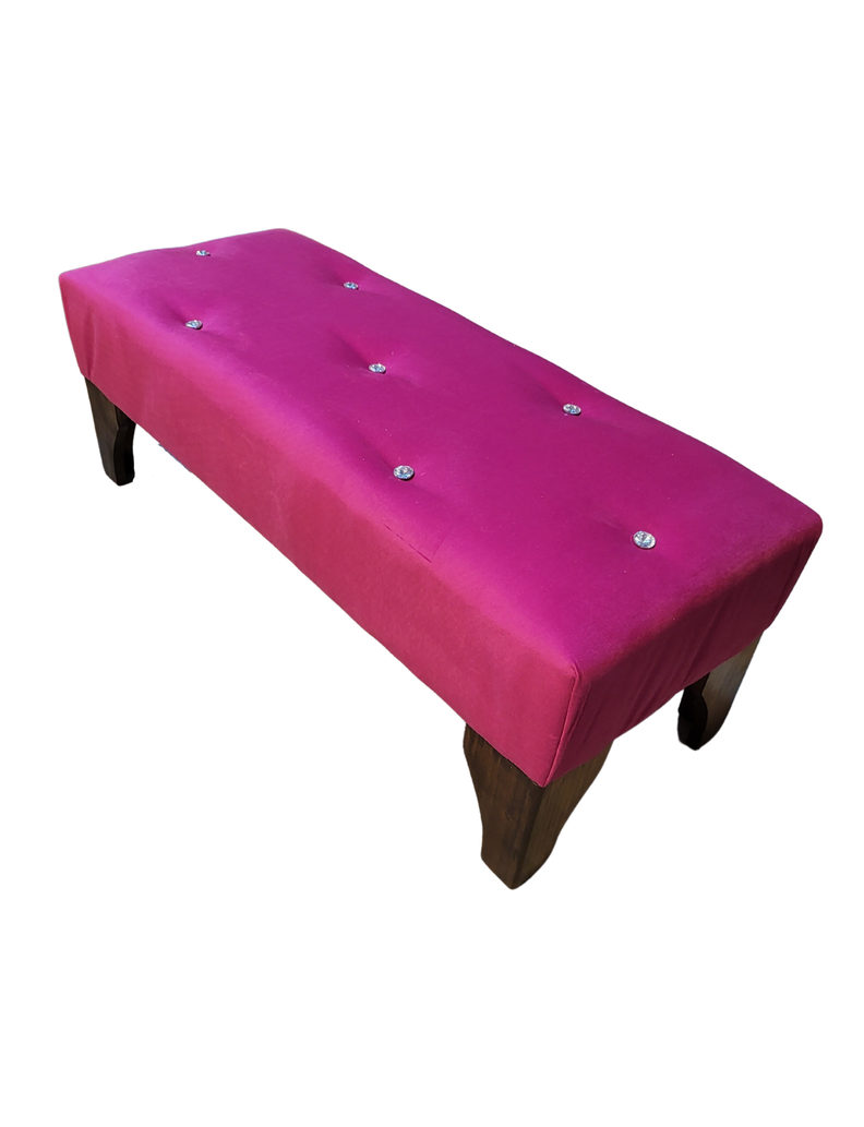 Banqueta Botone Fucsia 105x40x40 Muebles Rimar-2