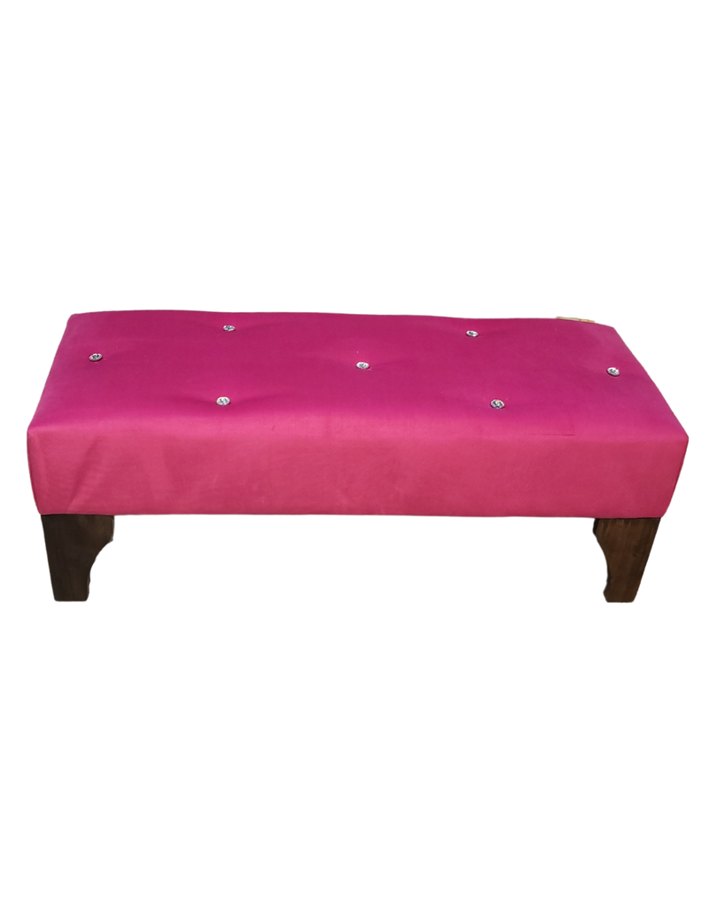 Banqueta Botone Fucsia 105x40x40 Muebles Rimar-3