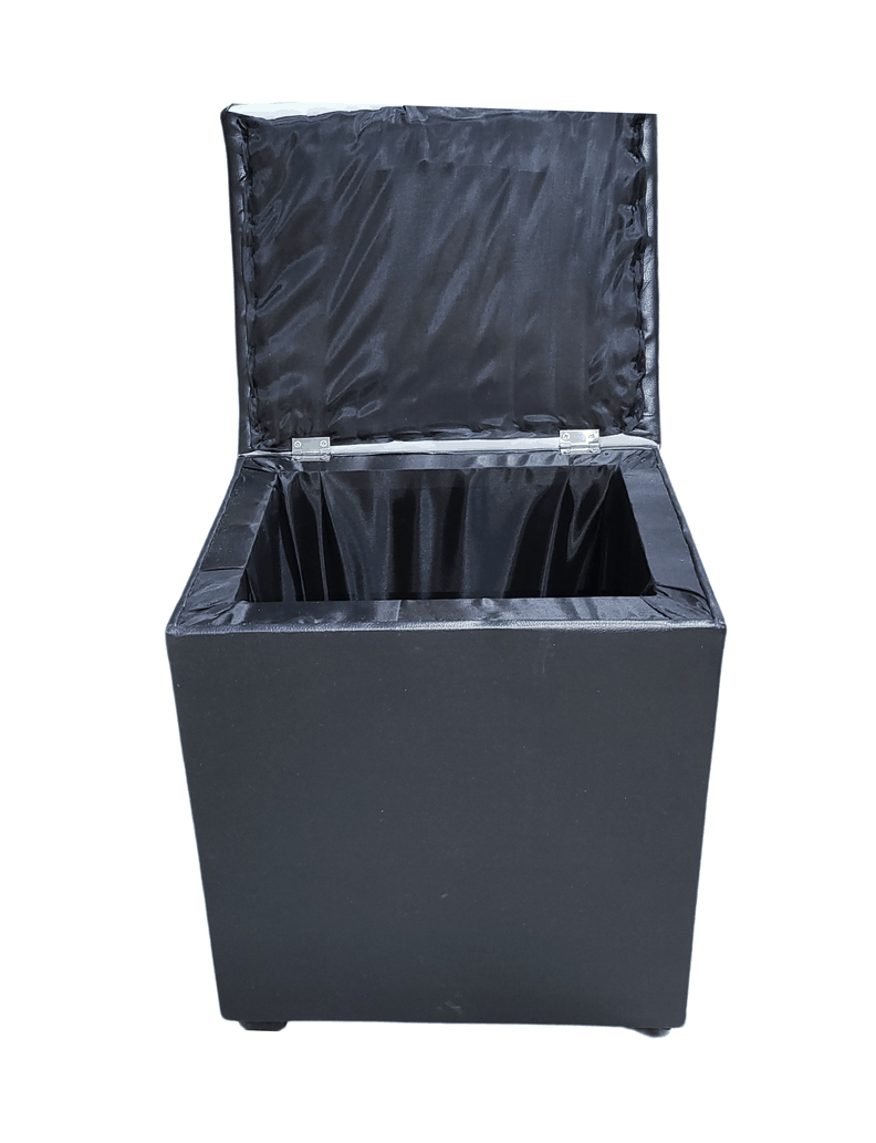 Pouf Baul Dama Bicolor Eco Cuero 40x33x50 Rimar-6
