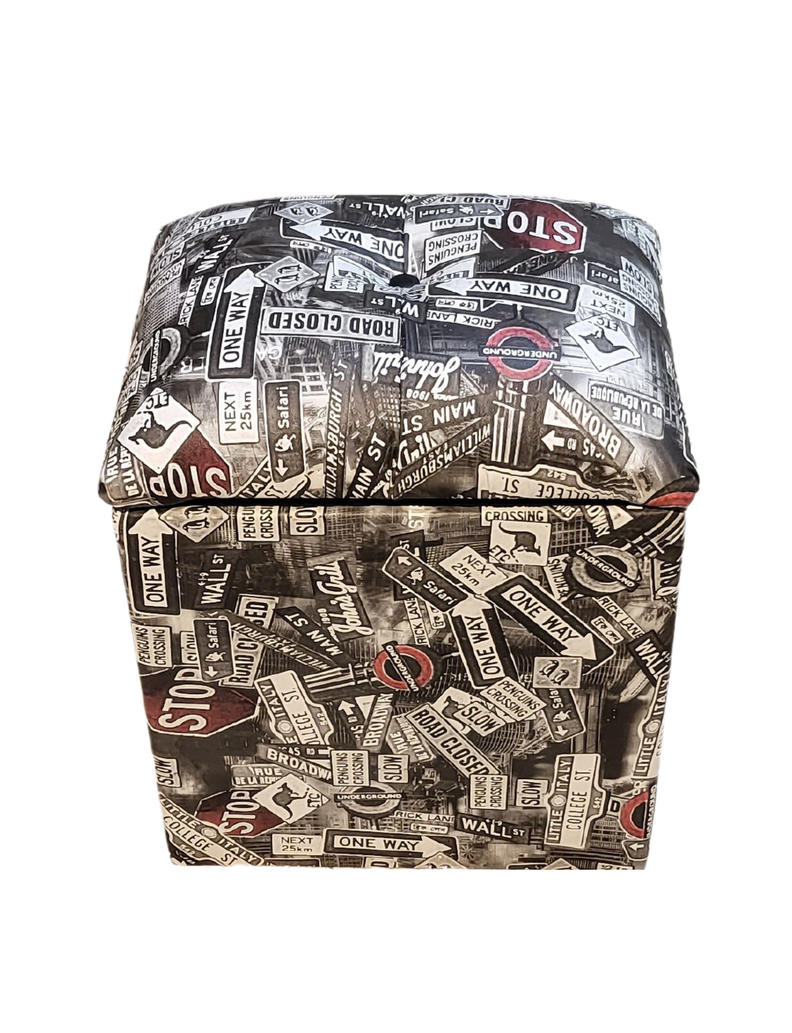 Pouf Baul One Whay Eco Cuero 40x33x50 Rimar-0