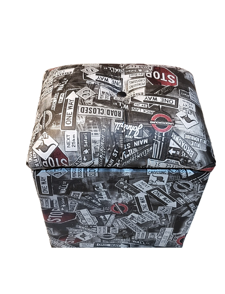 Pouf Baul One Whay Eco Cuero 40x33x50 Rimar-5