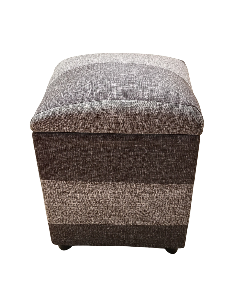 Pouf Baul Bicolor Cavancha Gris 40x33x50 Rimar-6