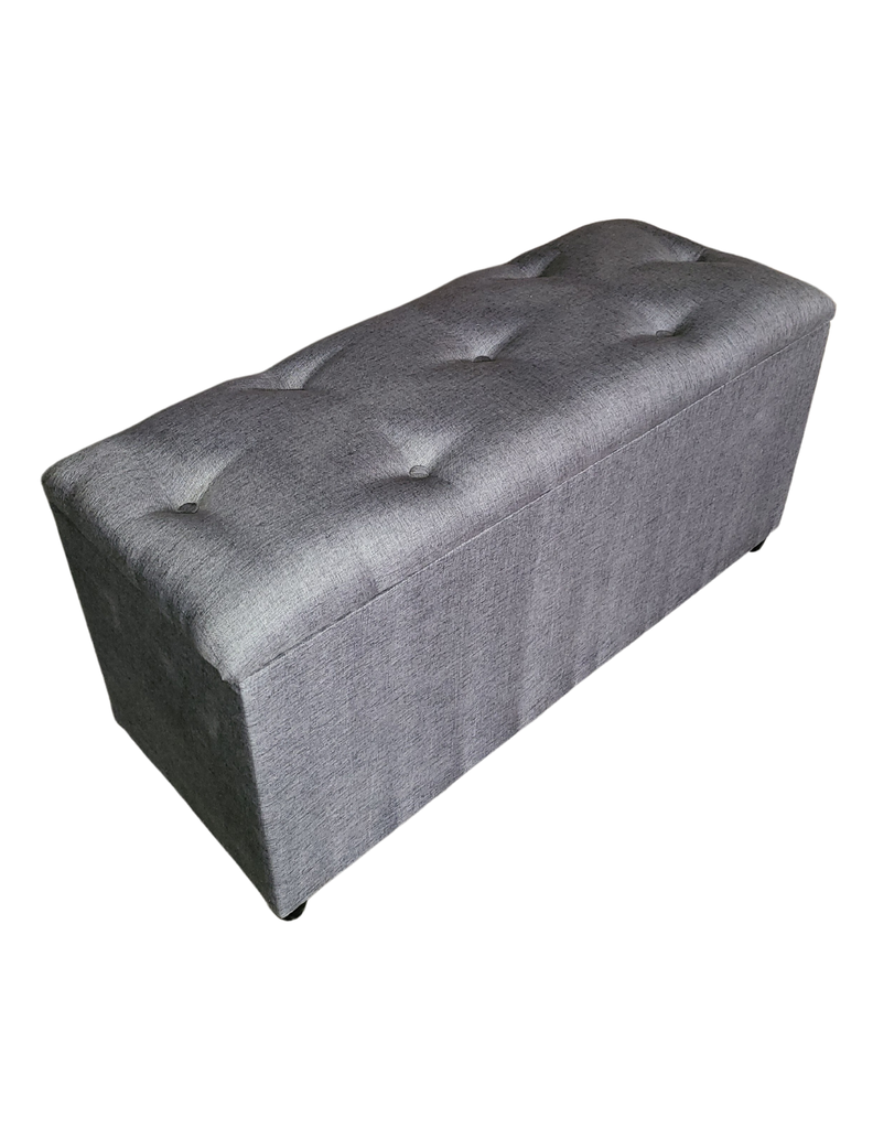 Baul Botone XL Gris Lino 105X40X50X40 Rimar-1