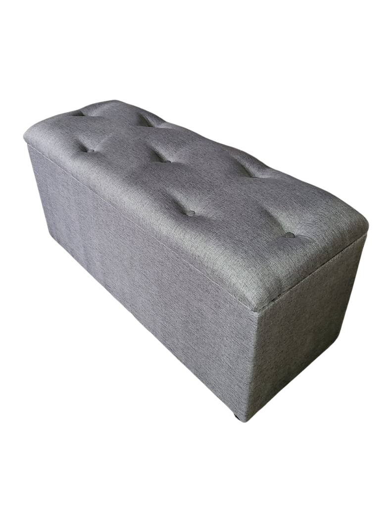 Baul Botone XL Gris Lino 105X40X50X40 Rimar-2