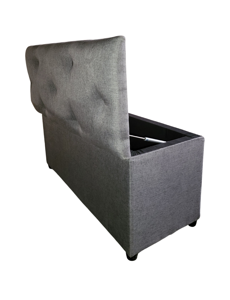 Baul Botone XL Gris Lino 105X40X50X40 Rimar-3