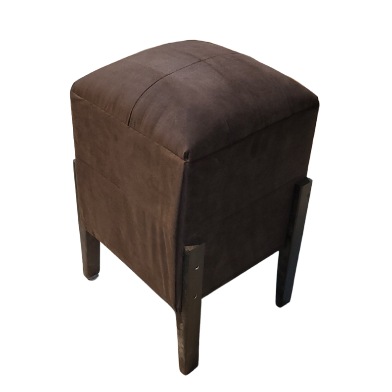 Pouf Chocolate Felpa 35x35x52 Muebles Rimar-5