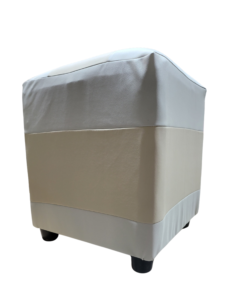 Pouf Bicolor Eco Cuero Muebles Rimar-4