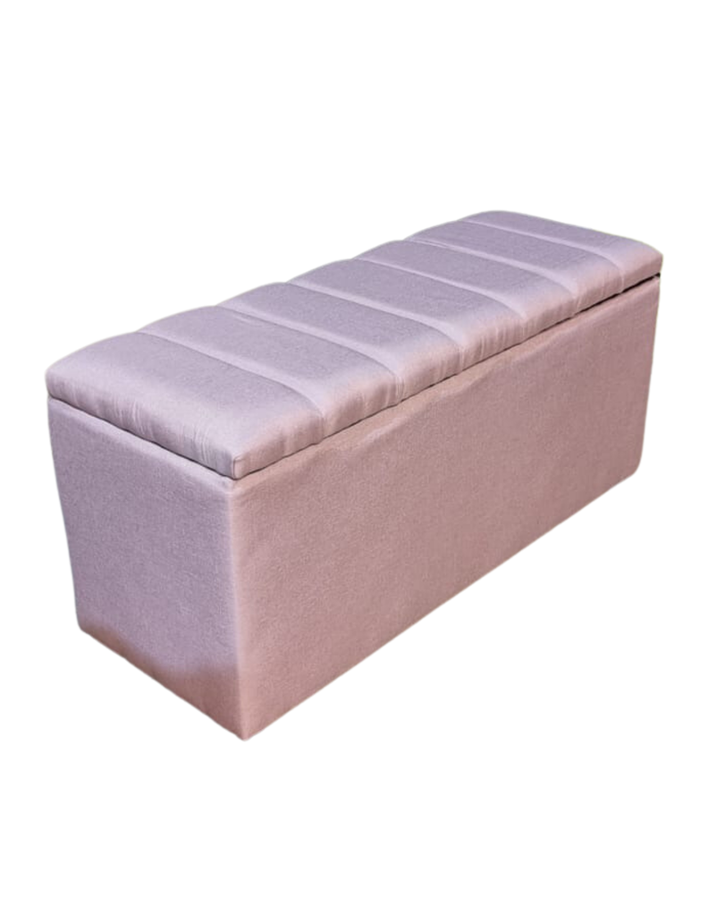 Banqueta Baul Tubular Palo Rosa Lino Rimar-1