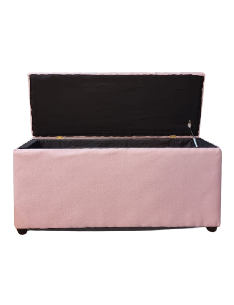 Banqueta Baul Tubular Palo Rosa Lino Rimar-5