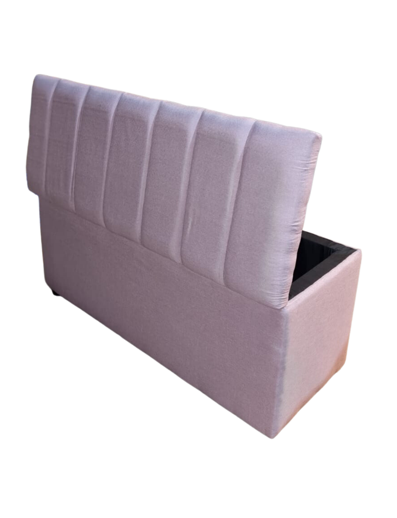 Banqueta Baul Tubular Palo Rosa Lino Rimar-2