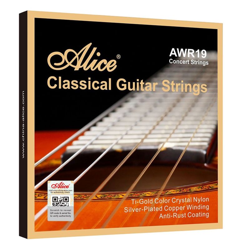 Cuerdas Alice AWR19 H Nylon Cobre Plata Concierto