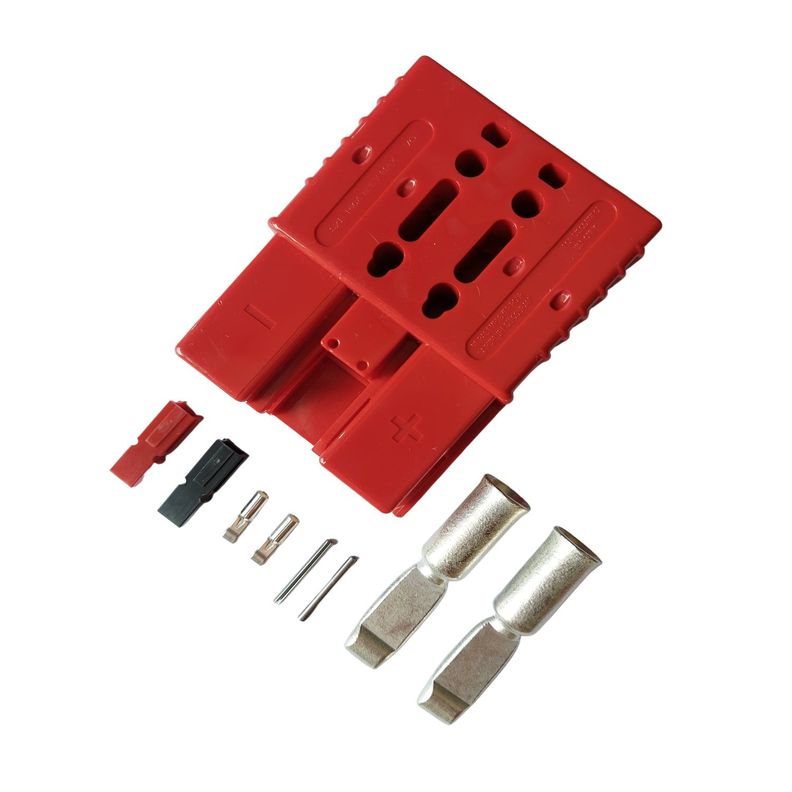 Conector Baterías Smh Sbe320 320a Rojo C/pines De Señal Aux-1