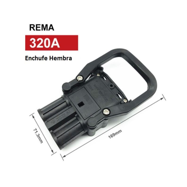Enchufe SMH DIN320 320A Hembra Con Manilla-1