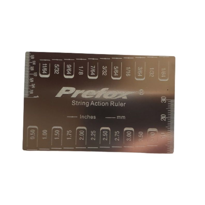 Regla De Acción Cuerda Guitarra Prefox De Acero Inox-0