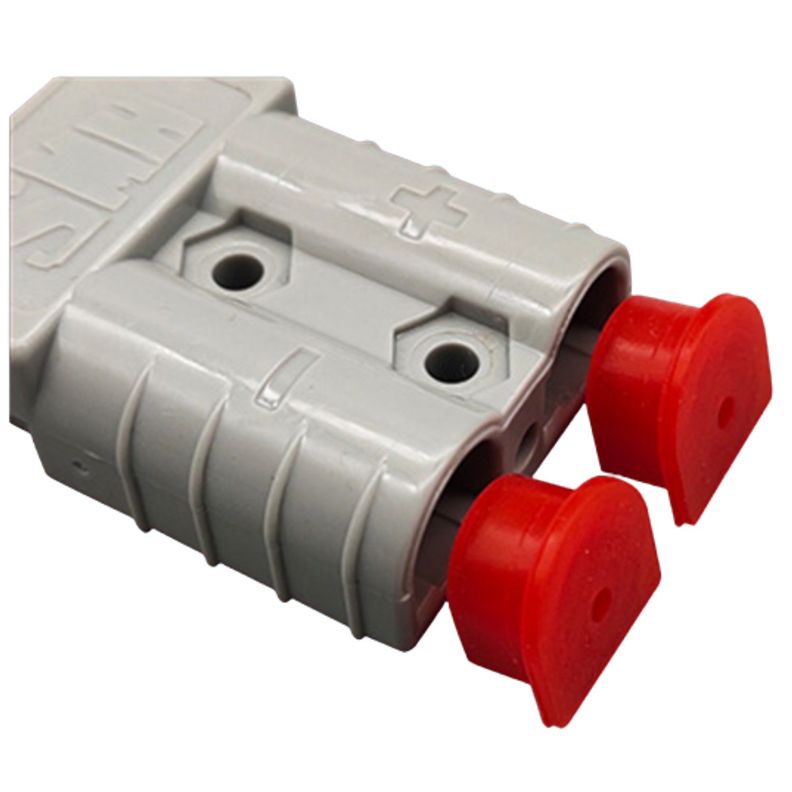 Par De Tapas De Goma Antipolvo Para Conector Anderson Sb50-0