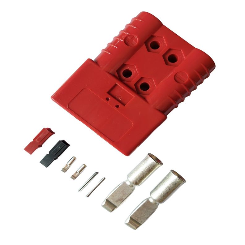 Conector Baterías Smh Sbe160 160a Rojo C/pines De Señal Aux-0