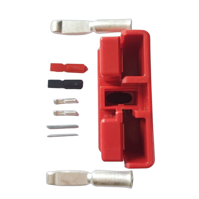 Conector Baterías Smh Sbe160 160a Rojo C/pines De Señal Aux-3