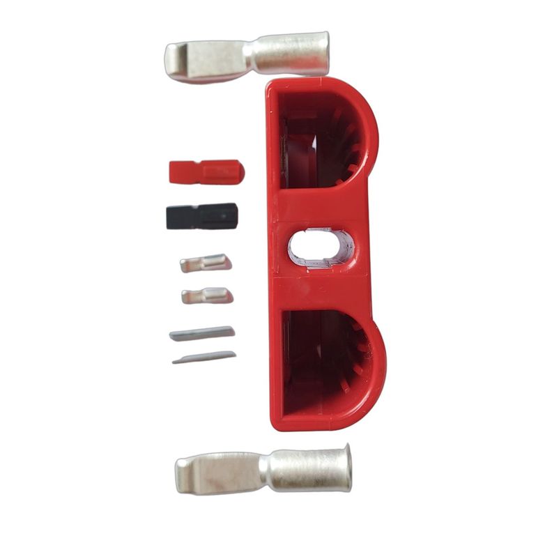 Conector Baterías Smh Sbe160 160a Rojo C/pines De Señal Aux-4