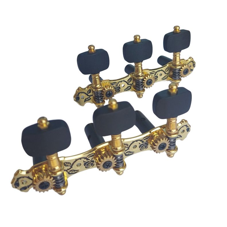 Clavijero Guitarra Alice AOS-028BWP - Zinc Chapado en Oro-1