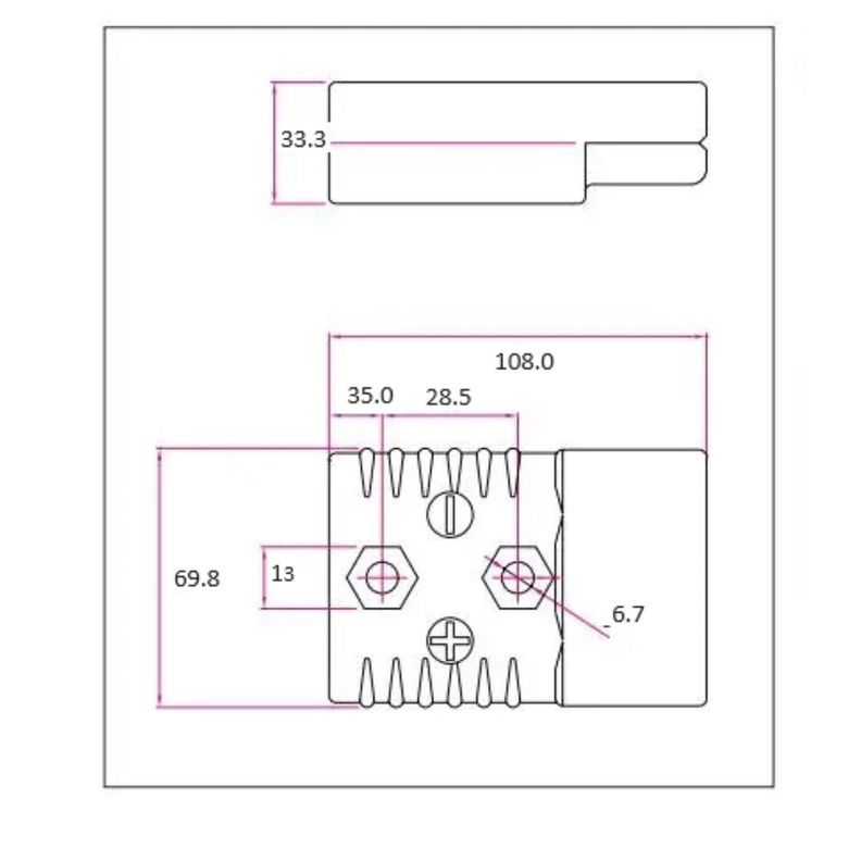Conector Baterías REMA SR350 Azul 350A-2