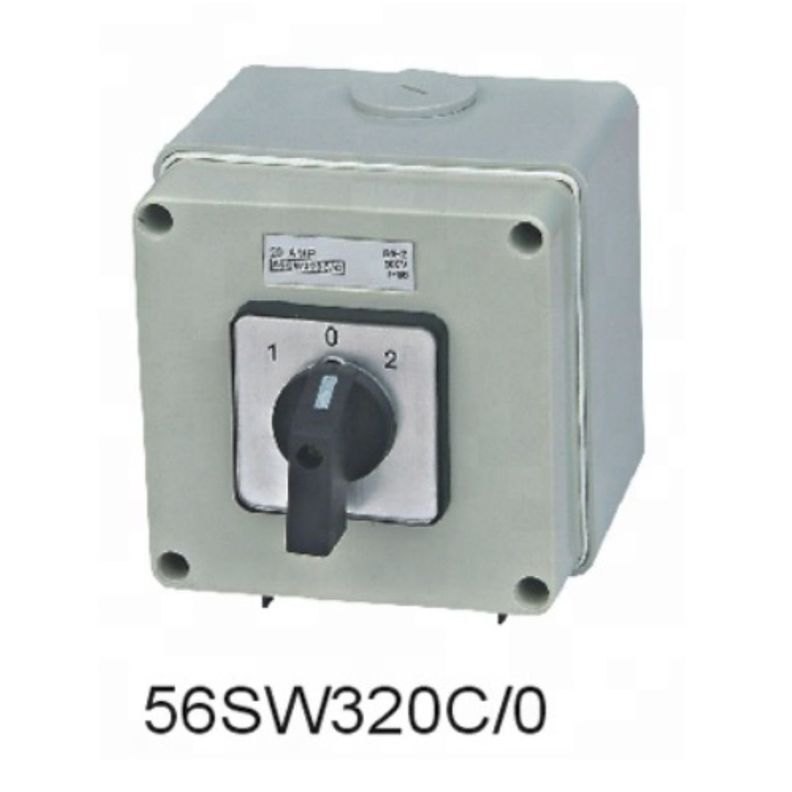 Selector Conmutador 1-0-2 Solar Dc 500v 20a 3p Con Caja Ip66-1