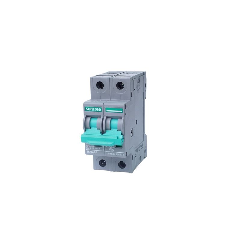 Interruptor Automático Dc 20a 550v 2p Bipolar Solar Sl7n-63-1