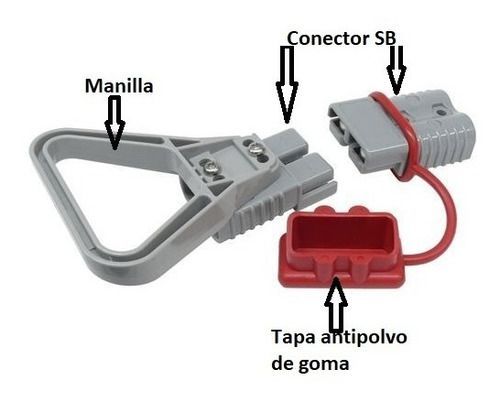 Manilla Para Conector Anderson Sb50-2