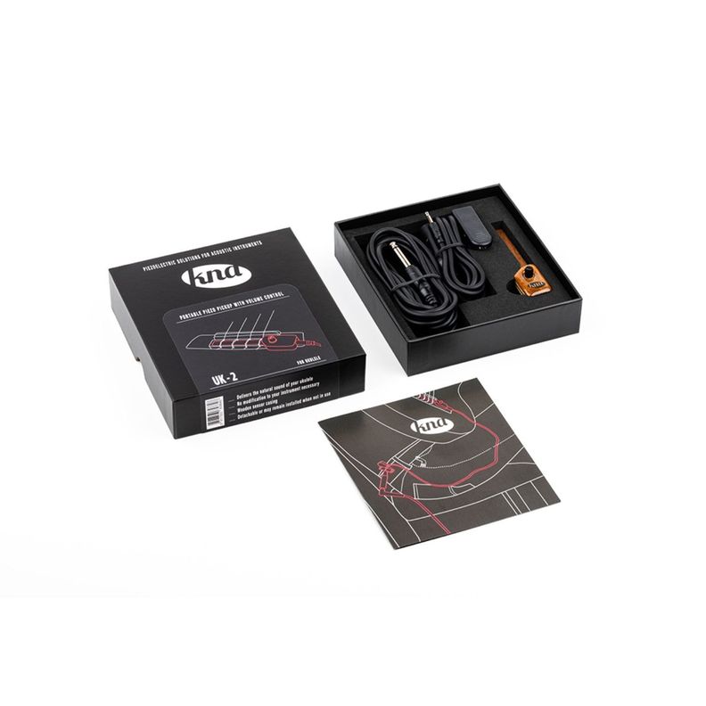 Pastilla KNA UK-2 piezoelectrico para ukulele con control de volumen