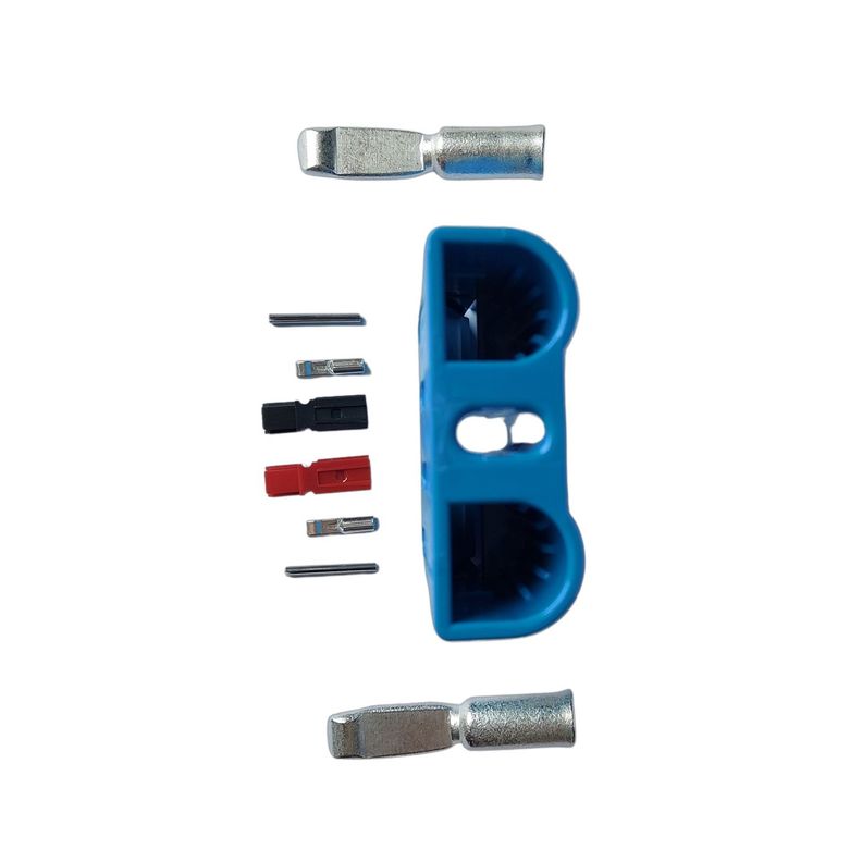 Conector Baterías Smh Sbe320 320a Azul C/pines De Señal Aux-3