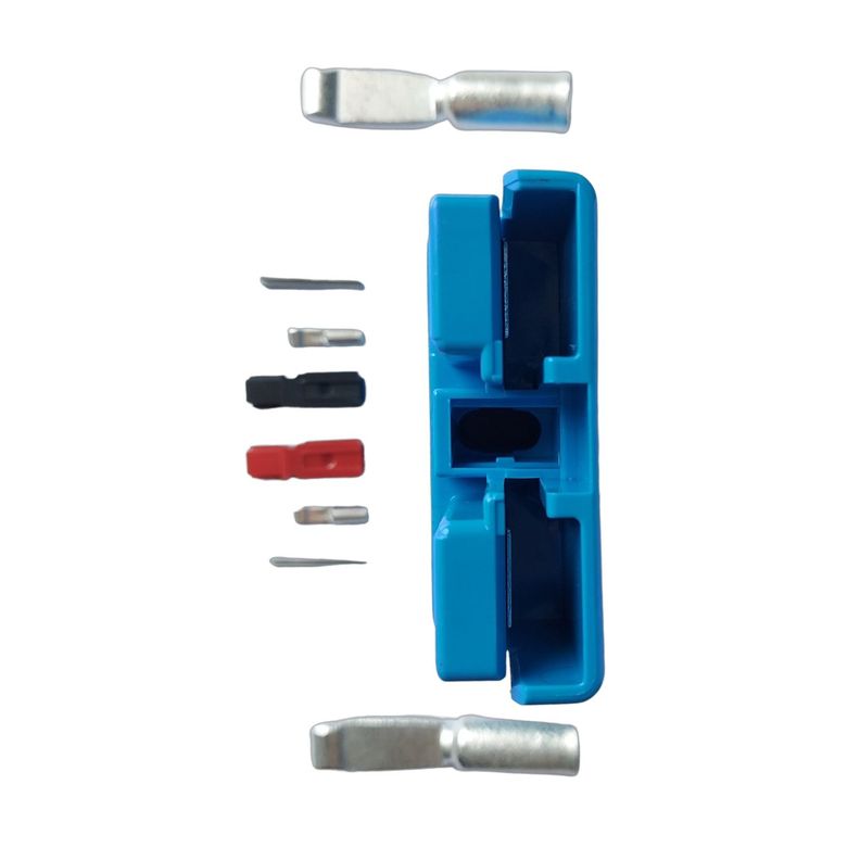 Conector Baterías Smh Sbe320 320a Azul C/pines De Señal Aux-4