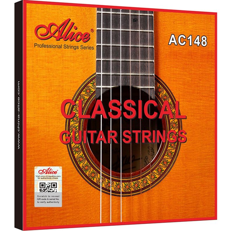 Cuerdas Alice Ac148-h Nylon Bronce Plata Guit.clás.concierto-0