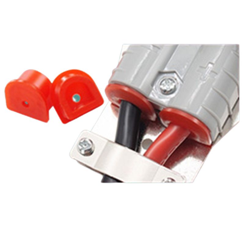 Par De Tapas De Goma Antipolvo Para Conector Anderson Sb120-3