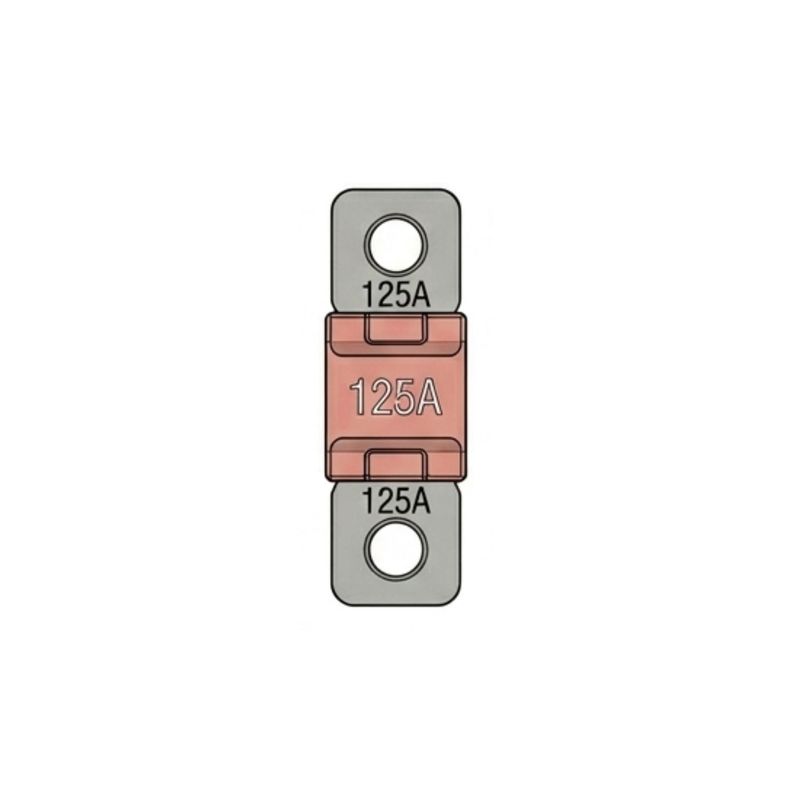Fusible MIDI 125A 60V Sistema Solar Inversor 12V 48V