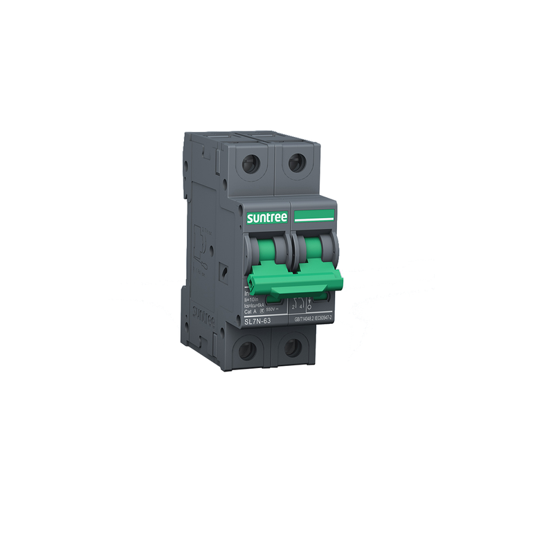 Interruptor Automático Dc 16a 550v 2p Bipolar Solar Sl7n-63-0