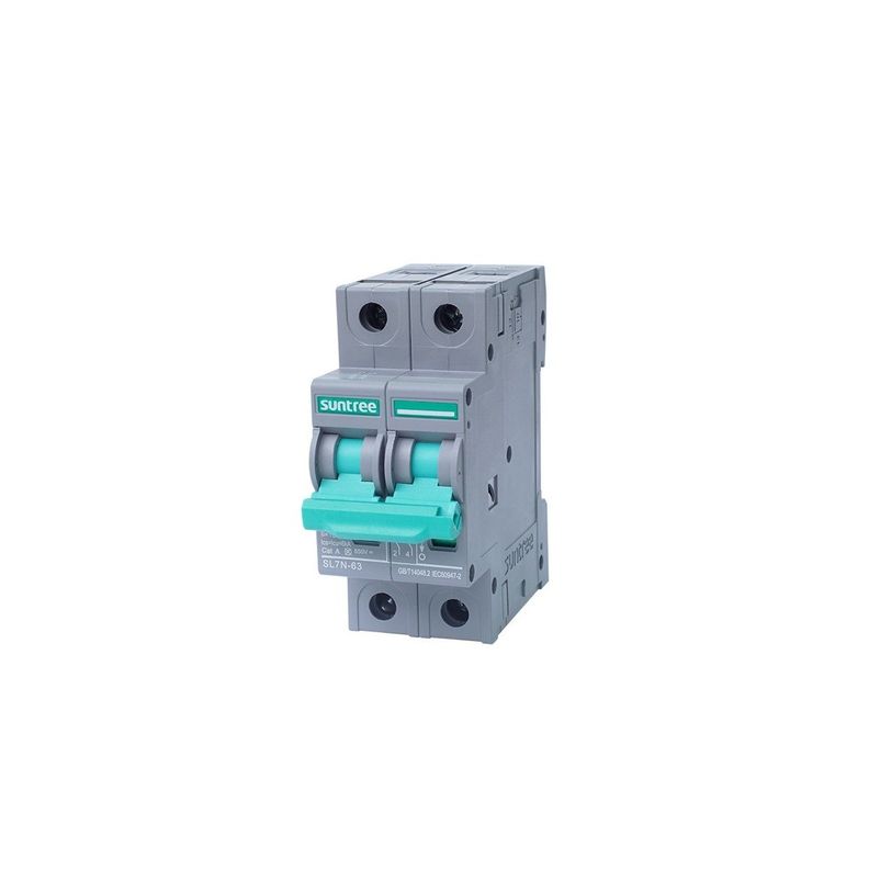 Interruptor Automático Dc 16a 550v 2p Bipolar Solar Sl7n-63-1