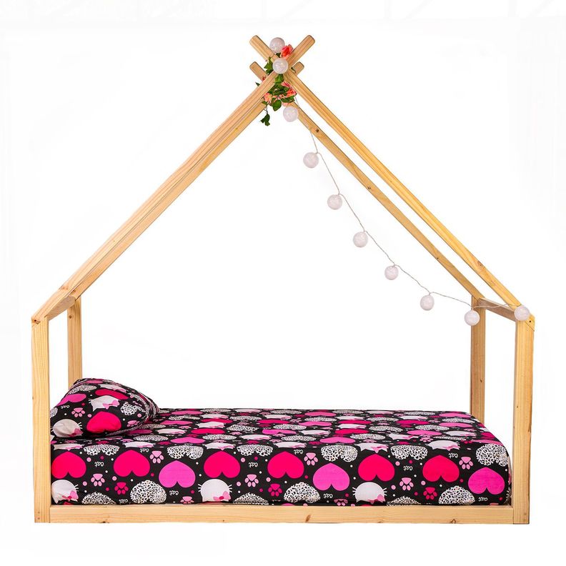 Cama casa frontal sb infantil - Transición-1