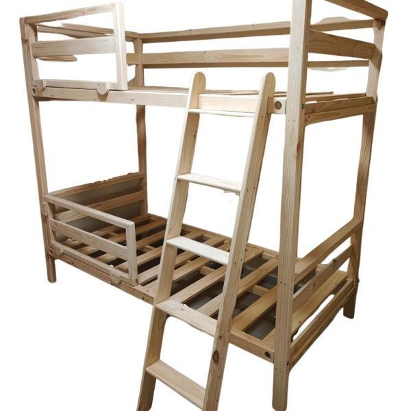 Camarote para niños con barandas - 1,5 plaza-0