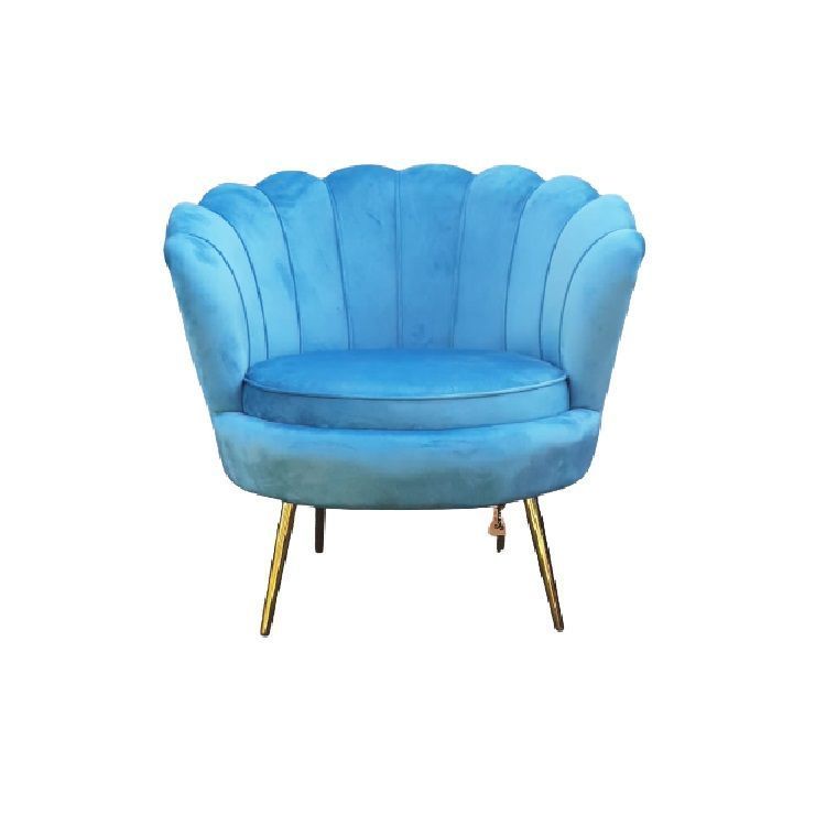 Sillón Concha turquesa-0