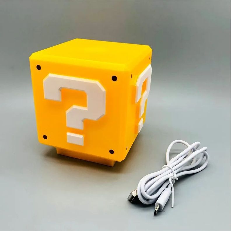 Lámpara Cubo Anime Recargable-3