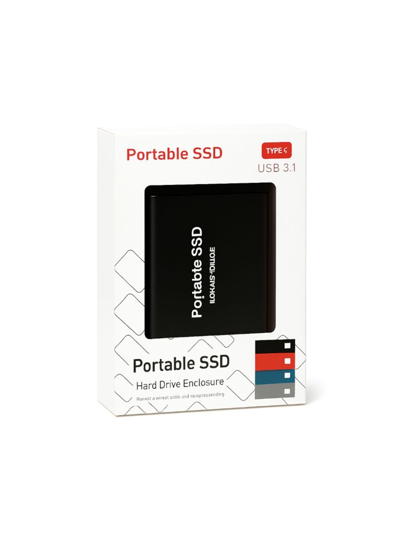 SSD externo Portátil 1 TB | Almacenamiento Portátil de Alta
