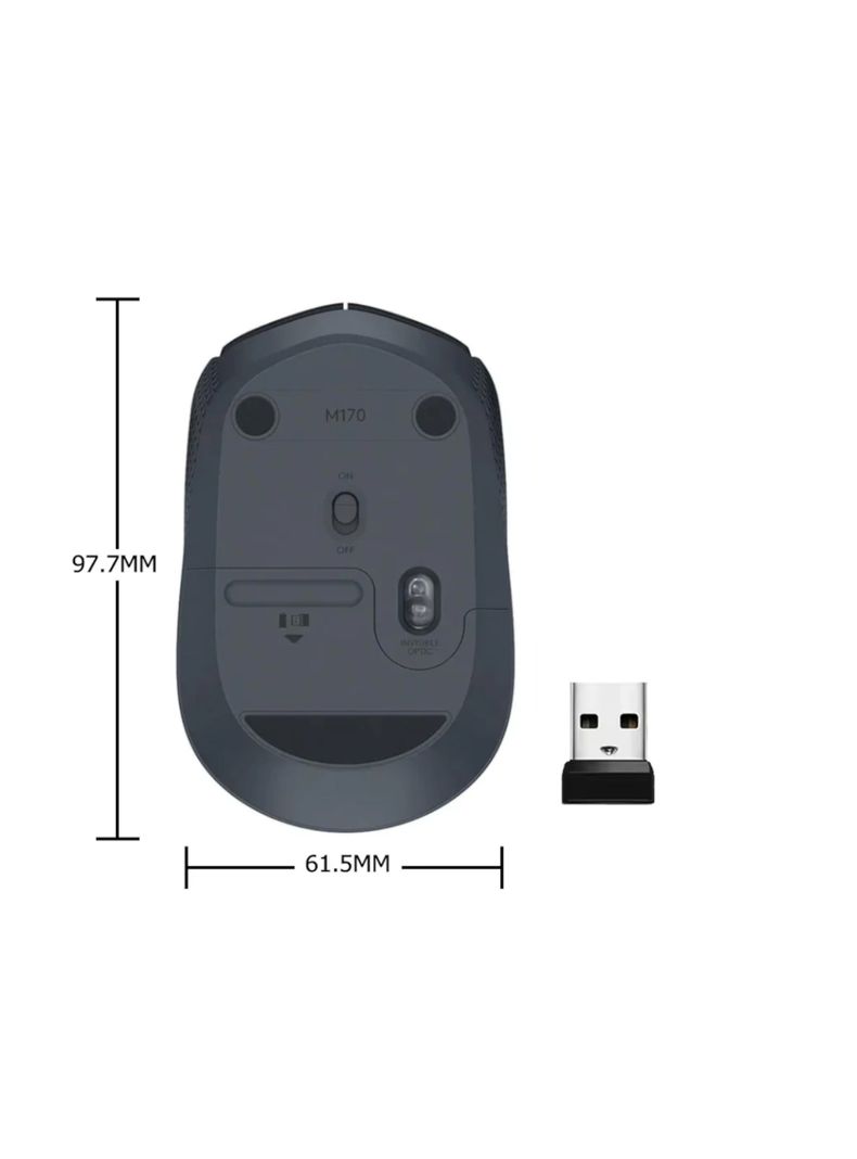 Mouse Logitech M170 Inalámbrico-2