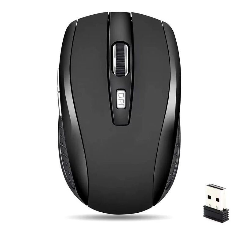 Mouse Inalámbrico Ergonómico 2.4Ghz Dpi ajustable-0
