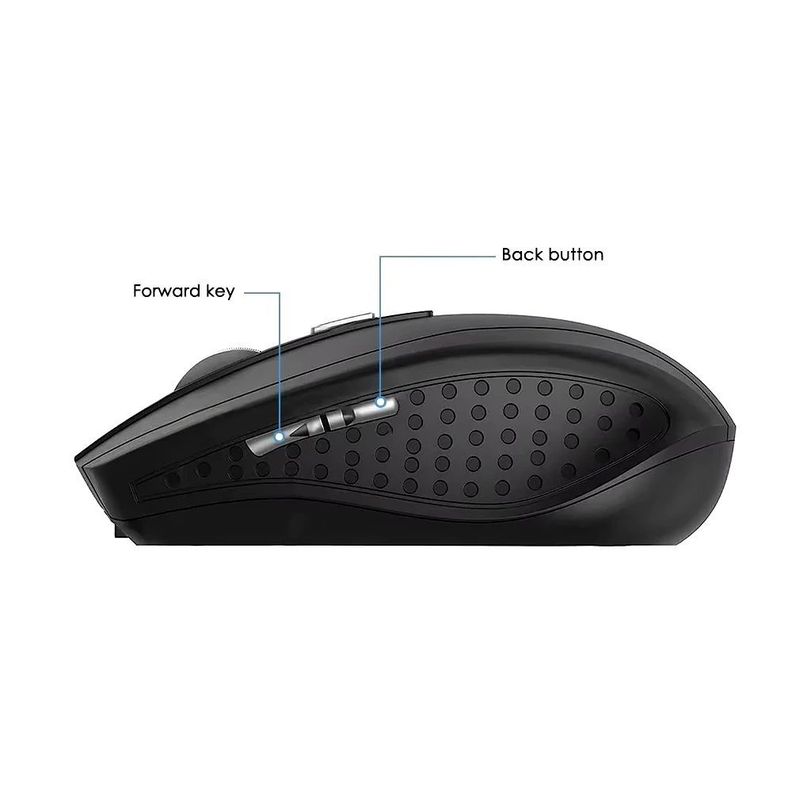 Mouse Inalámbrico Ergonómico 2.4Ghz Dpi ajustable-2