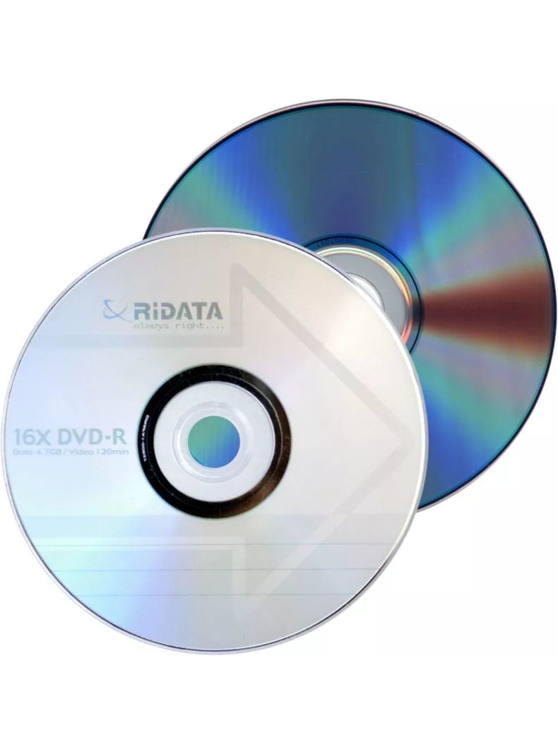 DVD-R Grabable Ridata 16x 4.7Gb 50 unidades-2