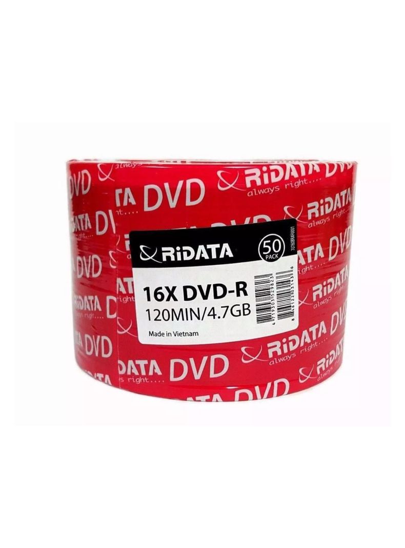 DVD-R Grabable Ridata 16x 4.7Gb 50 unidades-3